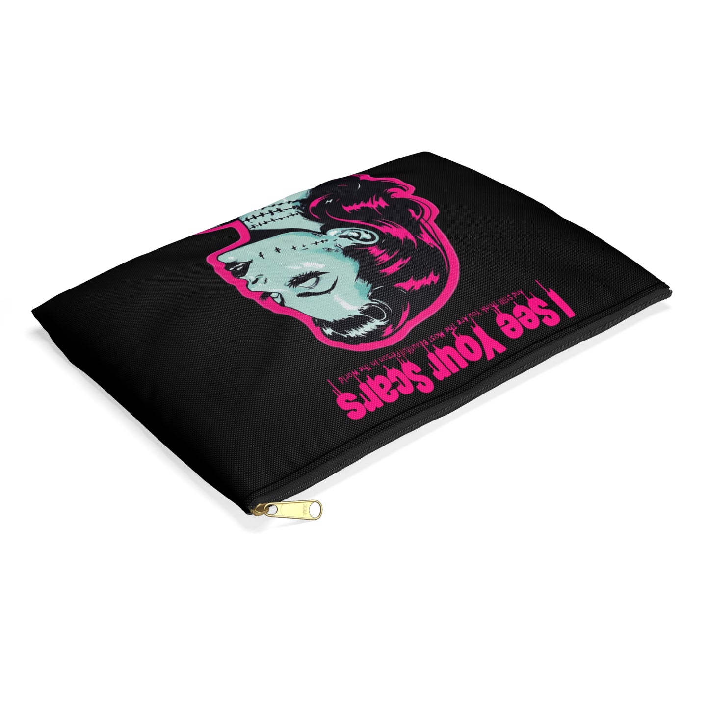 Cosmetics Accessory Pouch - The Bride - I See Your Scars Graphic Print Bag