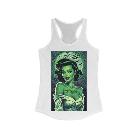 Racerback Tank - Bride Of Frankie Monster Pinup Design