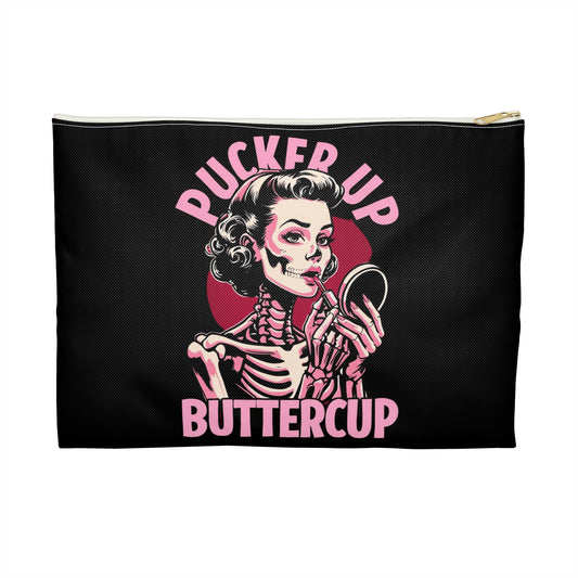 Cosmetics Bag Accessories Pouch Pucker Up Buttercup