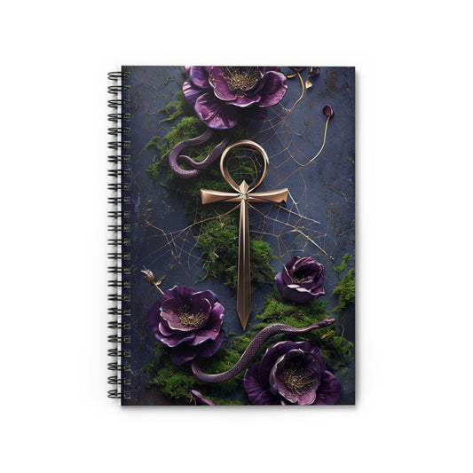 Ankh Garden Art Print Journal - Spiral Notebook
