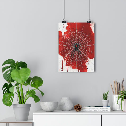 Art Print Black Widow Horror