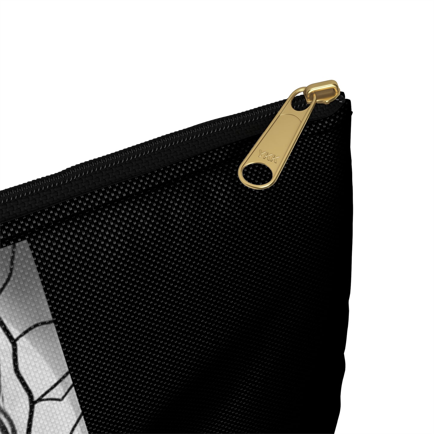 Skeleton Pinup Spiderweb Lightning Horror Accessory Pouch