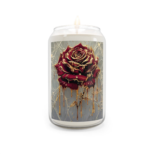 Candle Tumbler Molten Bleeding Rose Art Print Candle
