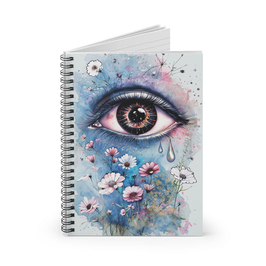 Watercolor Eye of the Beholder Spiral Notebook