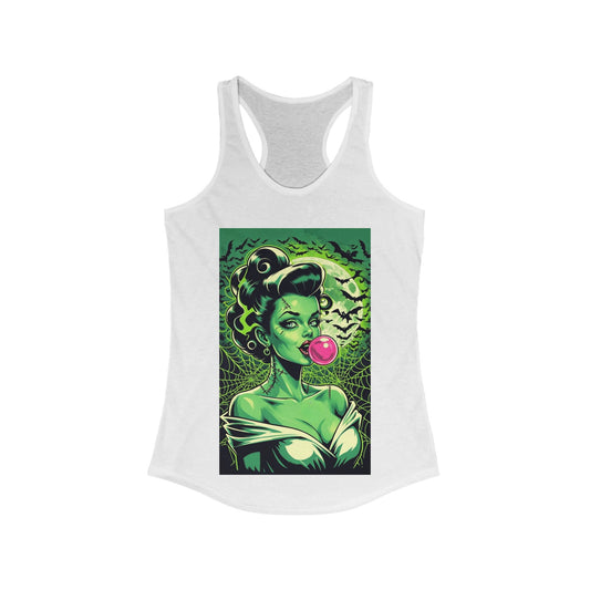 Racerback Tank - The Bride Of Frankie Valley Girl Bubble Design