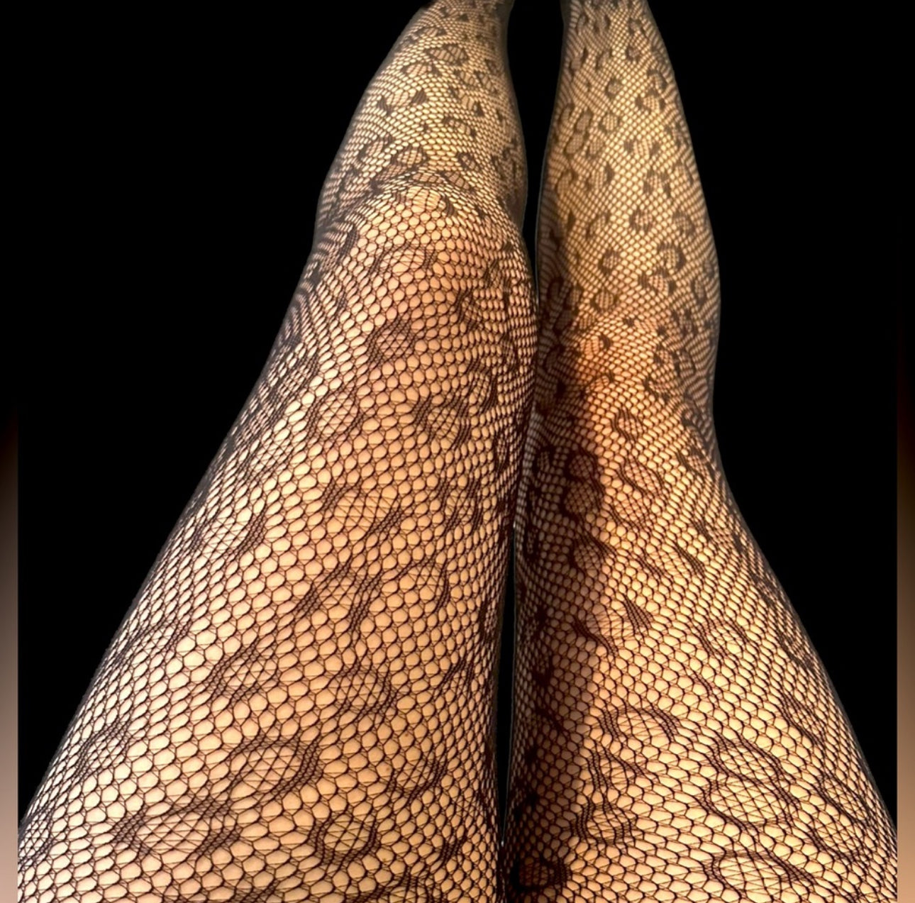 Stockings New Leopard Print Fishnet Full Stocking Tights