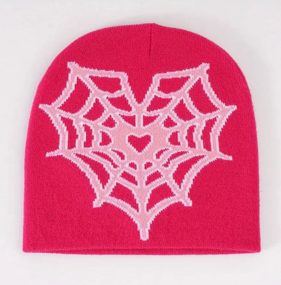 Hat Spiderweb Heart Beanie Multi Colors New