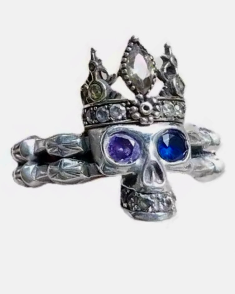 Ring Jewel Skull Queen