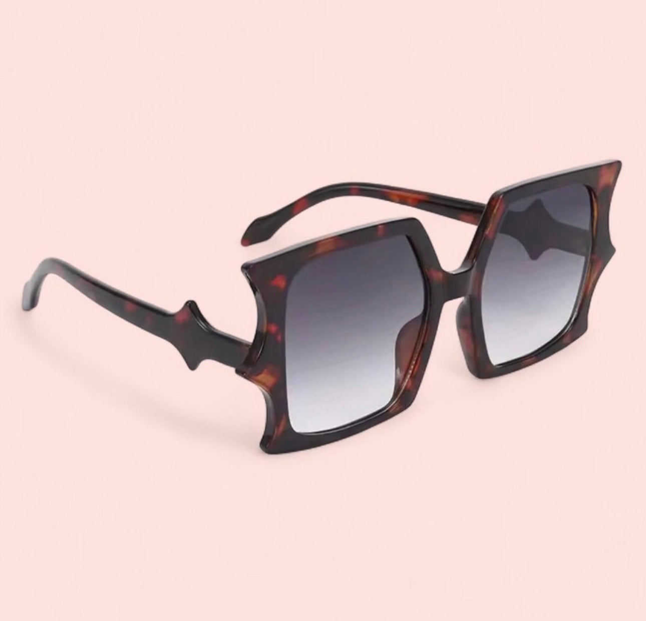 Sunglasses Bat Square Retro