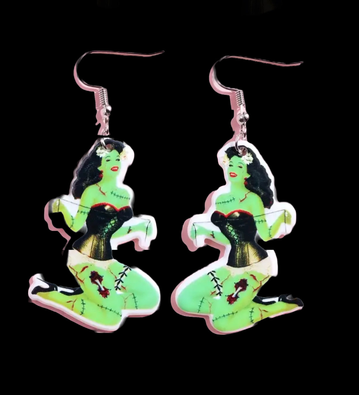 Earrings Monster Pinup