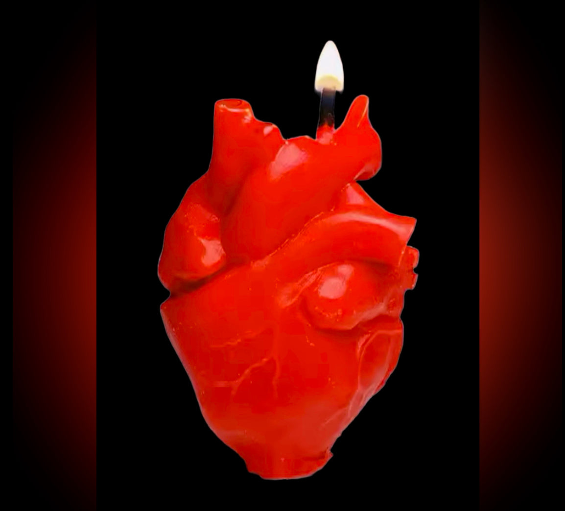 Candle Anatomical Heart