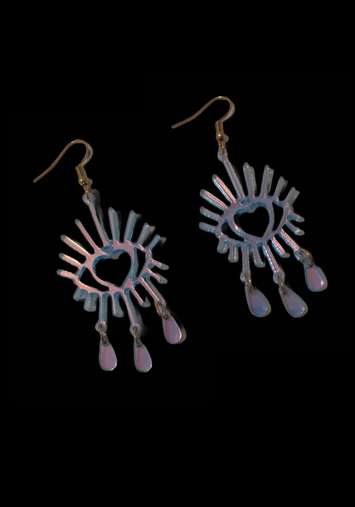 Evil Eye Teardrop Earrings