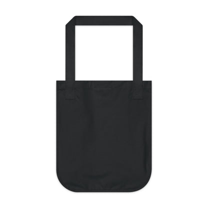 Bride of Frankenstein Skeleton Organic Canvas Tote — Spiderweb & Lightning Halloween Shopper Bag