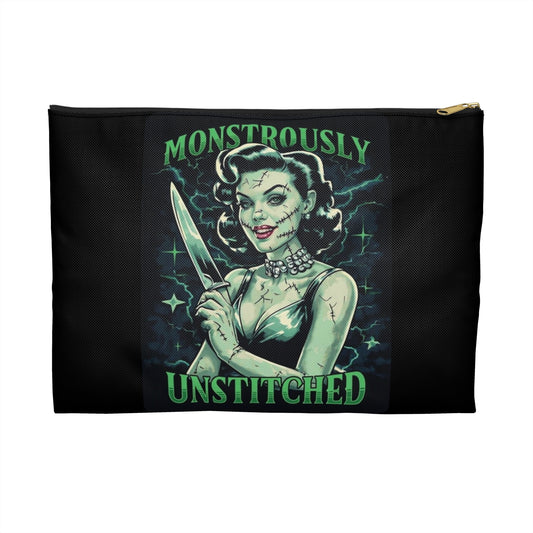 Cosmetics Bag Accessory Pouch Monstrously Unstitched