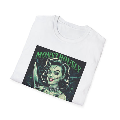 Monstrously Unstitched Horror Pinup T-Shirt