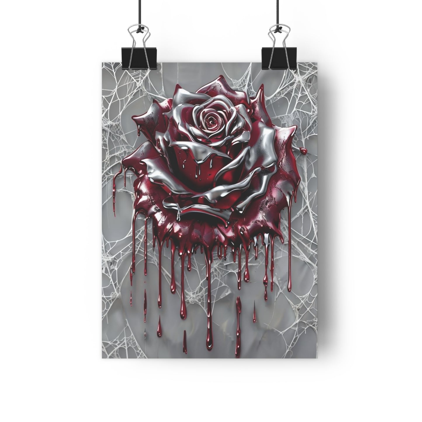 Art Print Molten Rose Drip Giclée