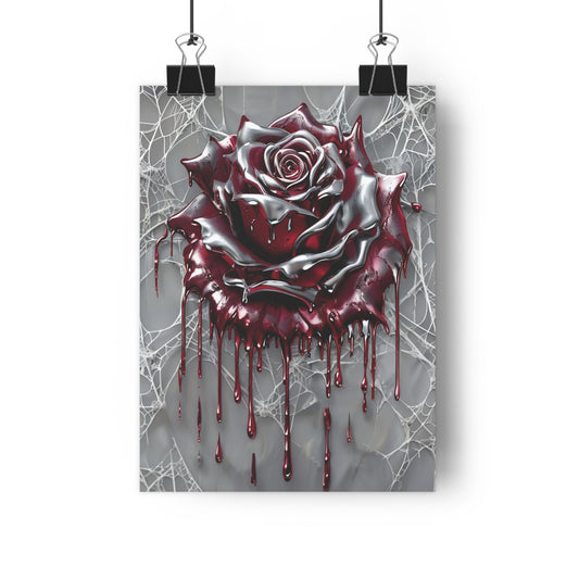 Art Print Molten Rose Drip Giclée