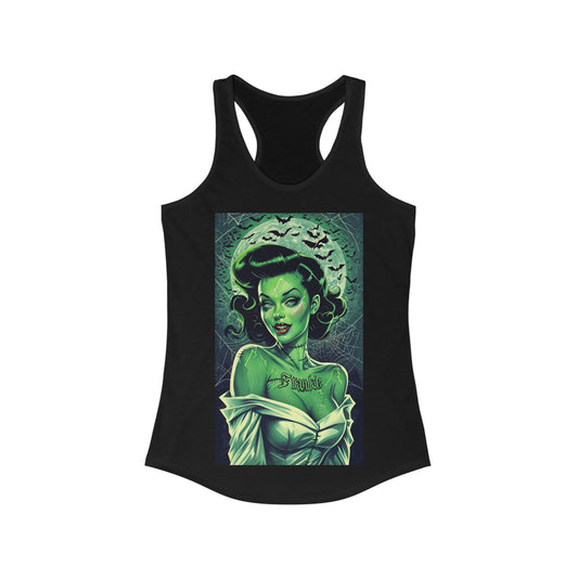 Racerback Tank - Bride Of Frankie Monster Pinup Design