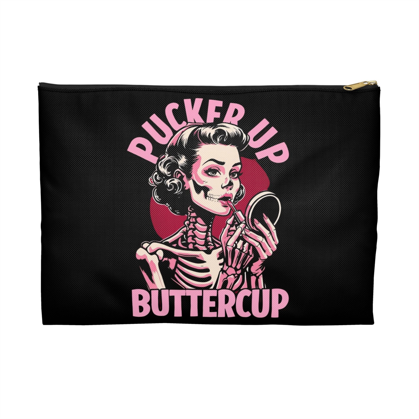 Cosmetics Bag Accessories Pouch Pucker Up Buttercup