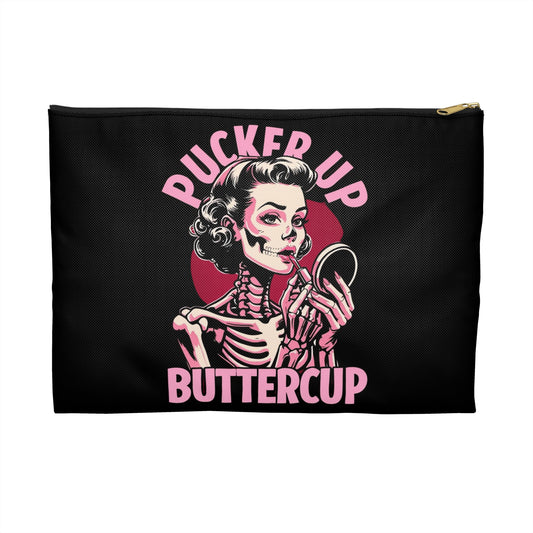 Cosmetics Bag Accessories Pouch Pucker Up Buttercup