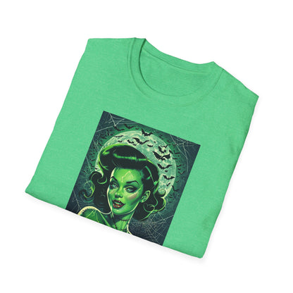 Retro Tattoo Horror Pinup T-Shirt - Unisex Softstyle