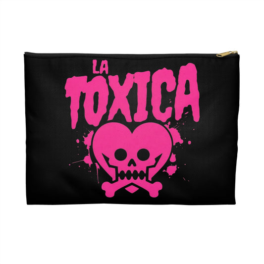 Skull & Crossbones Accessory Pouch La Toxica