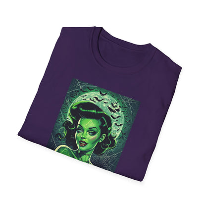 Retro Tattoo Horror Pinup T-Shirt - Unisex Softstyle