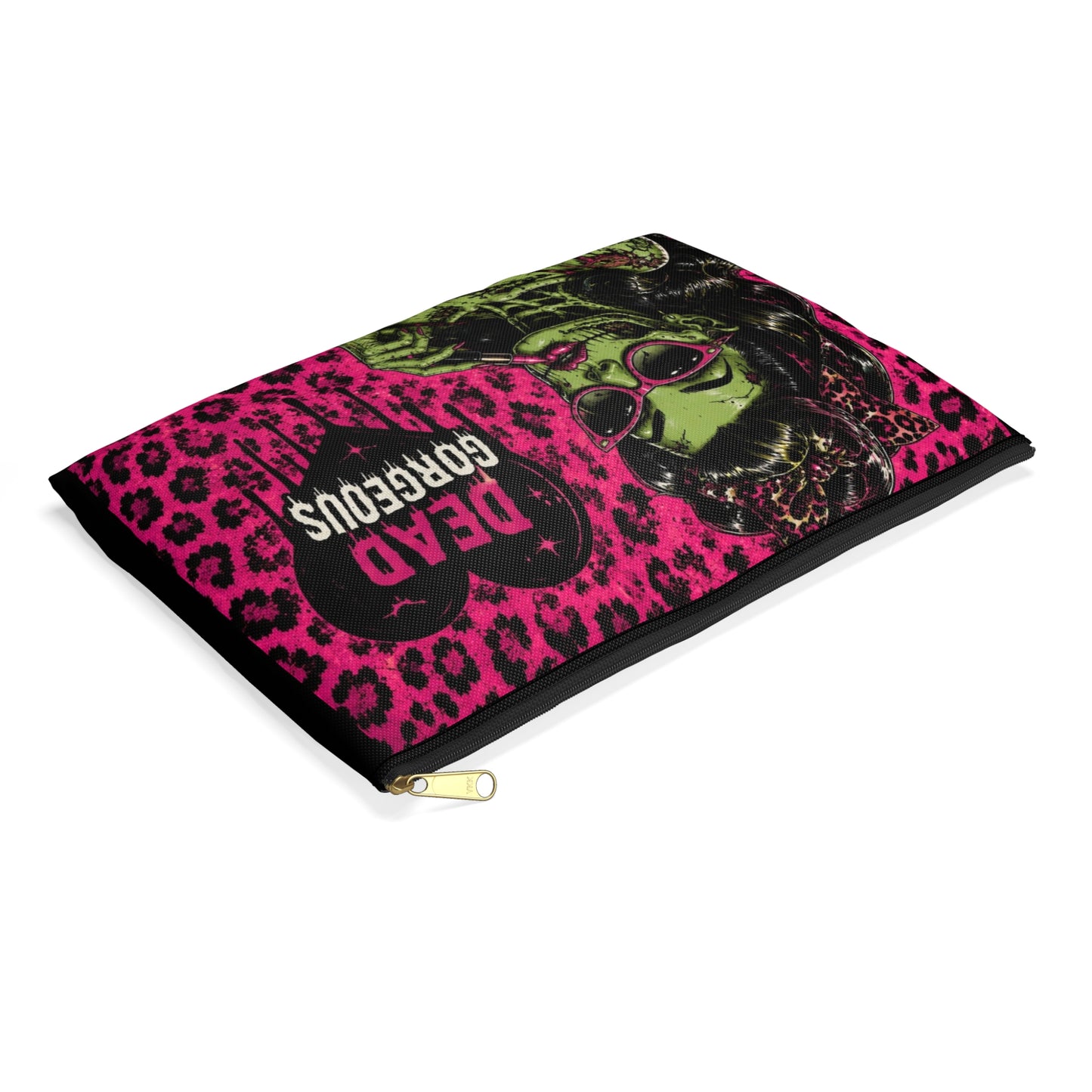 Dead Gorgeous Zombie Retro Pinup Accessory Pouch — Horror Makeup Bag
