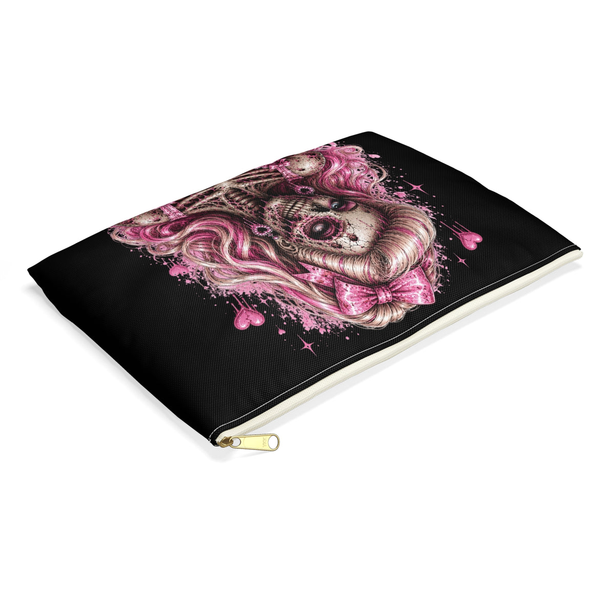 Valley Girl Zombie Girl Accessory Pouch — Cute Creepy Makeup Bag