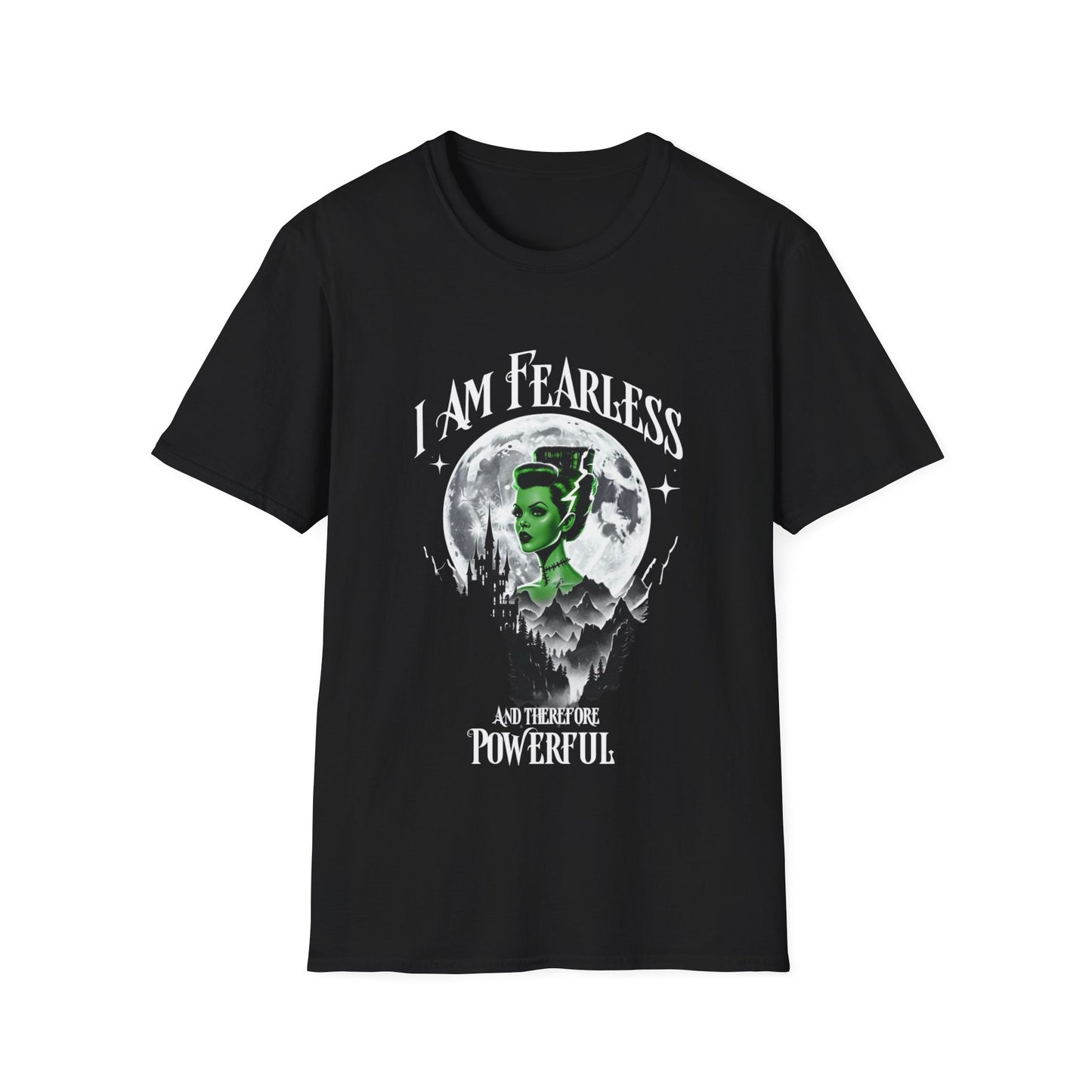 Frankenstein Bride T-Shirt Fearless & Powerful
