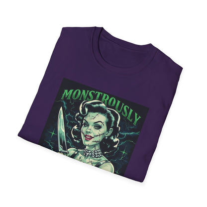 Monstrously Unstitched Horror Pinup T-Shirt