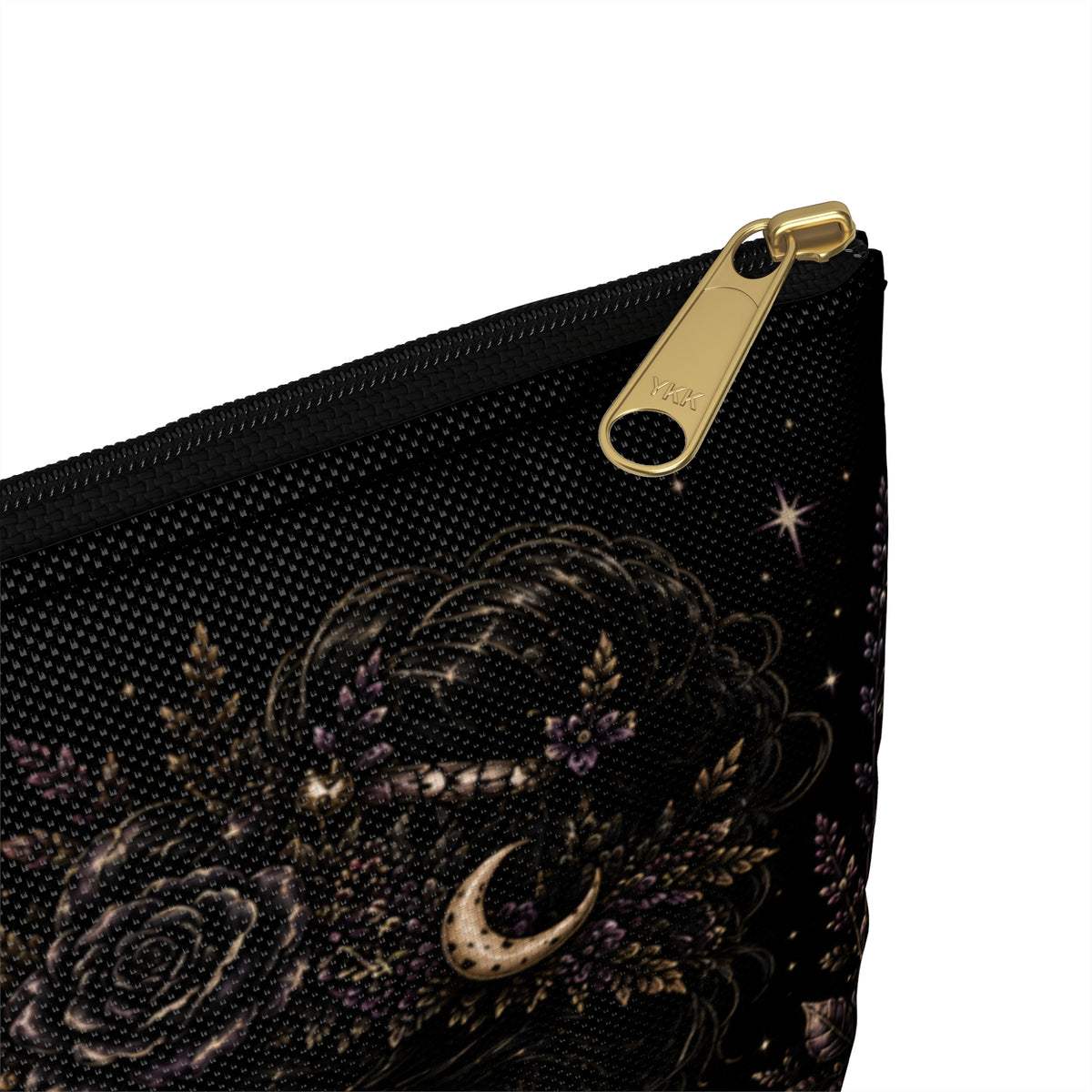 Witchy Accessory Pouch — "Ye Old Bag of Witchy Shit" Gothic Cosmetic Bag