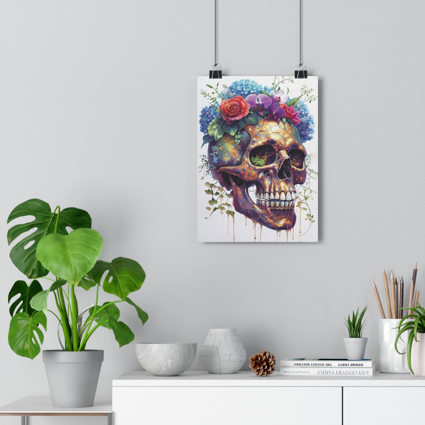 Molten Flora Skull