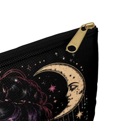 Resting Witch Face Accessory Pouch — Cosmetics & Makeup Bag