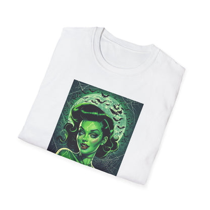 Retro Tattoo Horror Pinup T-Shirt - Unisex Softstyle