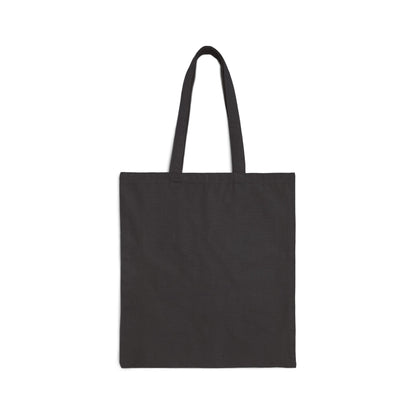 Queen of Swords Sugar Skull Tarot Cotton Canvas Tote Bag