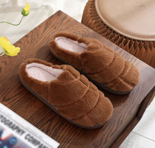 Slippers Pink Faux Fur