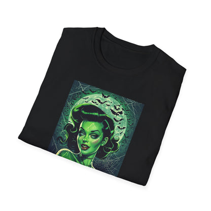 Retro Tattoo Horror Pinup T-Shirt - Unisex Softstyle
