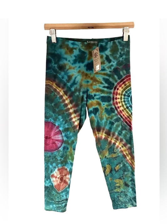 Kathmandu Leggings Tie Dye Capri New S