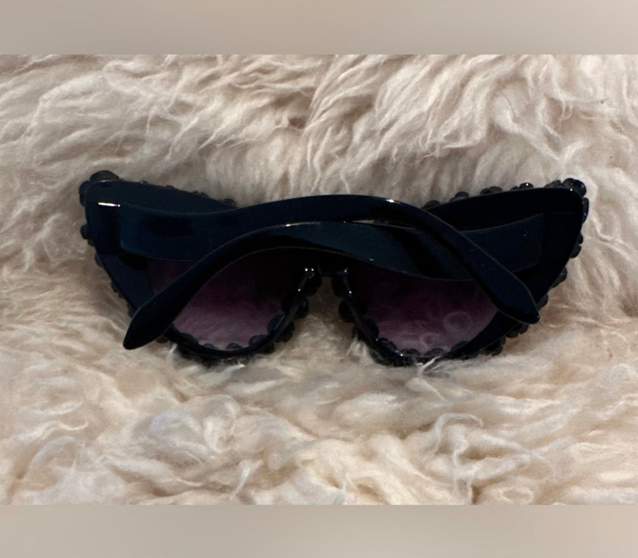 Sunglasses Baroque Black Rose Cateye