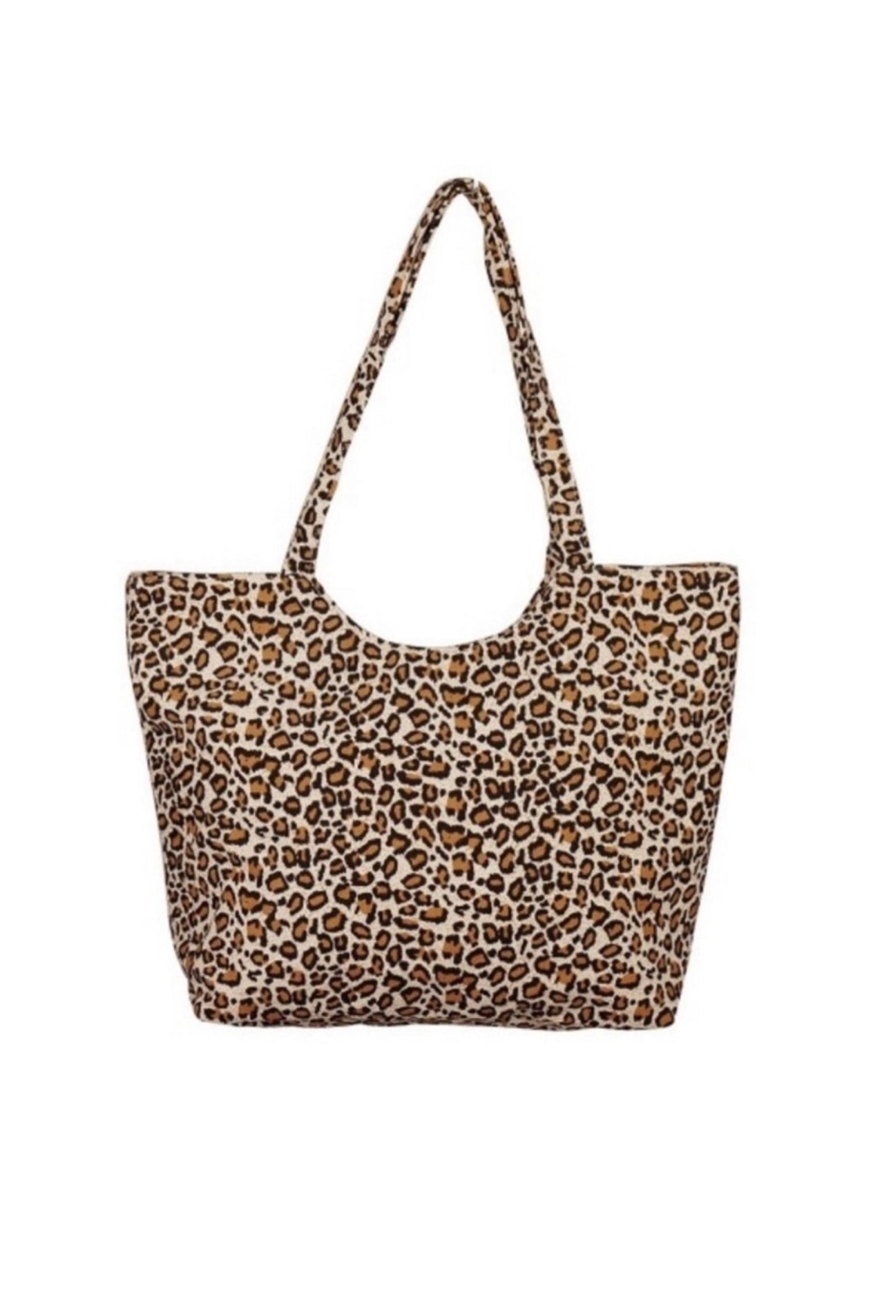 Leopard Canvas Tote Bag