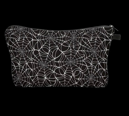 Makeup Cosmetics Bag Spiderwebs