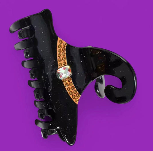 Hair Claw Clip Witch Hat New Glittery Bling Hair Accessory