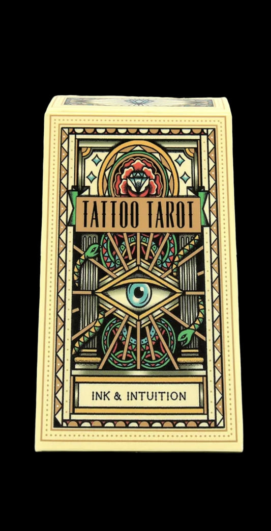 Tarot Card Deck Vintage Tattoo Ink & Intuition New