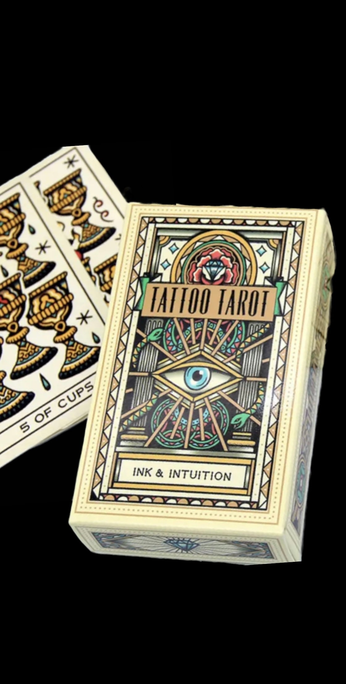 Tarot Card Deck Vintage Tattoo Ink & Intuition New