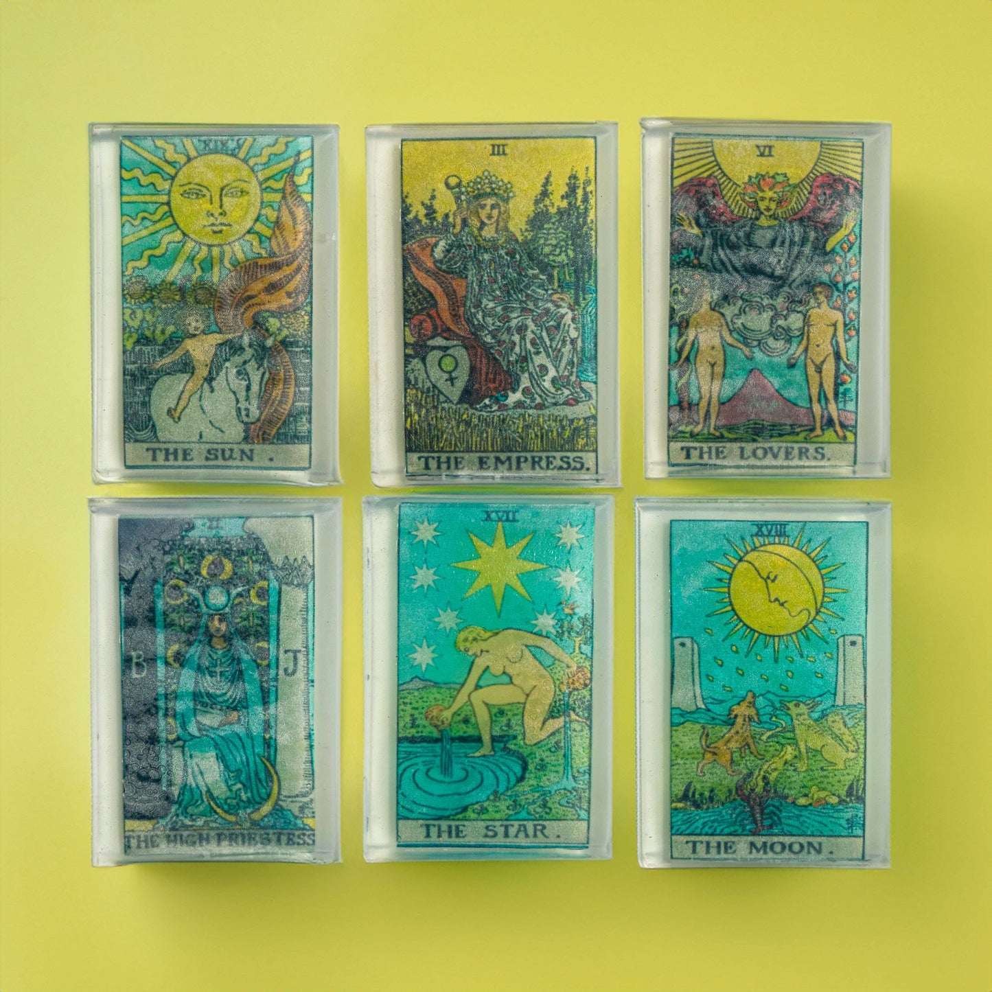 Tarot Card Soap Bars: Set of 6 (Complete Set)