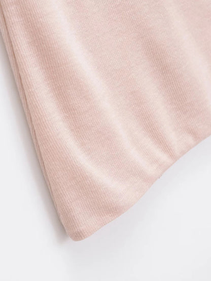 New design twisting one-line collar sexy hot girl slim solid color T-shirt