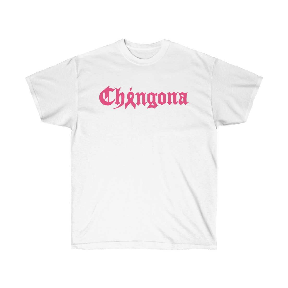 Breast Cancer Pink Ribbon Chingona Awareness Support Tshirt